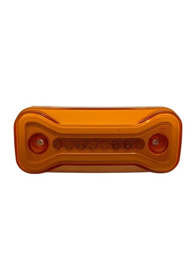 12v-24v Yan Sinyal Lambası Dorse Side Marker Turuncu Neon Ledli 2 Fonksiyonlu 113 47 Mm