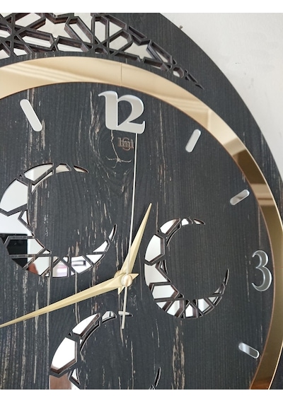 50Cm Duvar Saati Üç Hilal Diğer