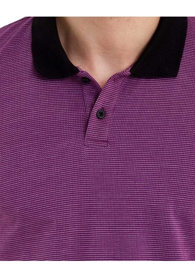 Polo Yaka Jakar Süprem Pamuklu Kısa Kol Tişört 001