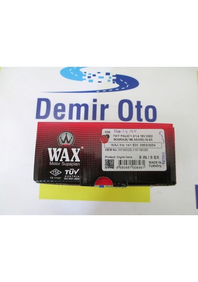 55185080-55185028 Subap Takımı Egzos-Emme 1,2 16.V.1,4 Egea Wax