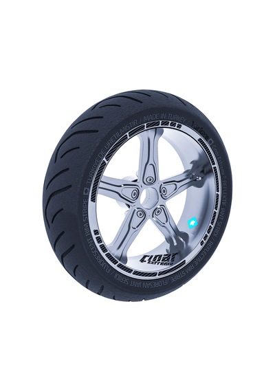 Karbon Fiber Dokulu Moto GP Stili Jant Şeridi Sticker Çınar Extreme