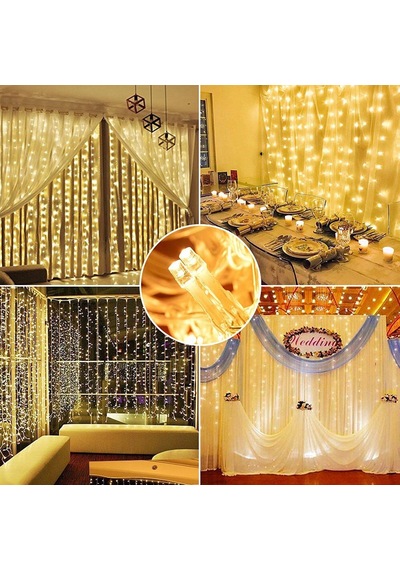 2 x 2 Metre 320 Led 8 Fonskiyonlu Dekoratif Led Günışığı Perde