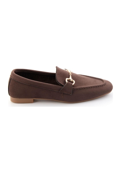 Bambi Kahve Kadın Loafer Ayakkabı K01671057872 Kahve