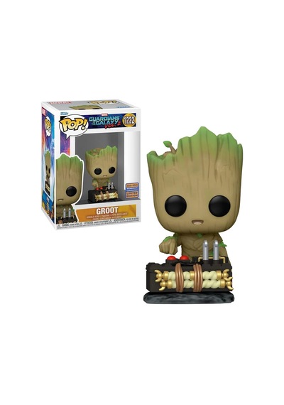 Funko Marvel Pop Groot With Detonator Wondercon Exclusive
