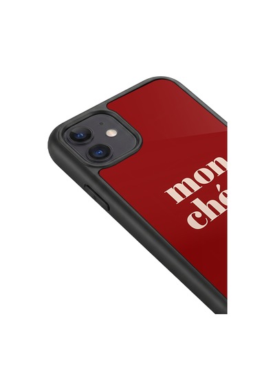 İphone 11 Uyumlu Moncheri Desenli Kamera Korumalı Darbelere Dayanıklı Kılıf 1036-moncheri-iphone11