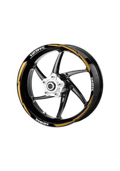 Deeb Cbr125 Jant Şeridi Reflektif Sarı Beyaz Model S
