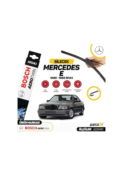 Mercedes E W124 Bosch Aerotwin Ar24U Silecek 1989-1995