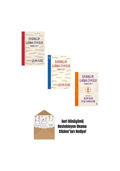 İlk Gençlik Çağına Öyküler -1 -2 Ve 3. Kitap Tam Set + Okuma Sticker'ları