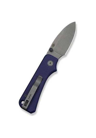 Civivi Baby Banter Slip Joint Blue G10 Handle Gray Stonewashed Nitro-v Blade Kamp Çakı Mavi