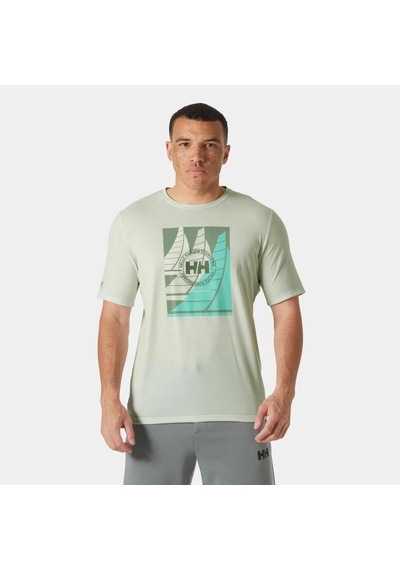 Helly Hansen Hp Race Graphic Erkek T-shirt-hha.34419 Sea Çok Renkli