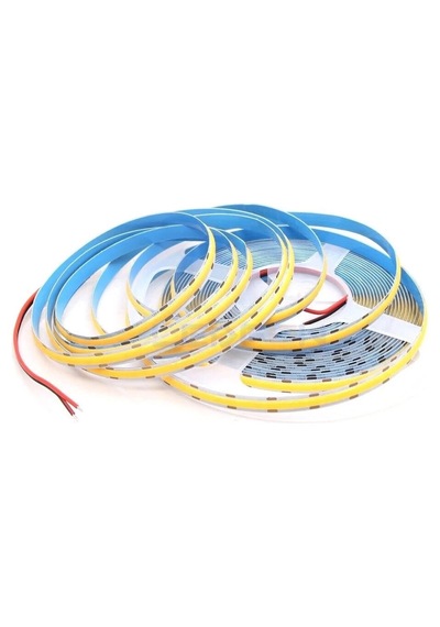 12v Cob Şerit Led Aydınlatma Kendinden Yapışkanlı 5 Metre 5mt