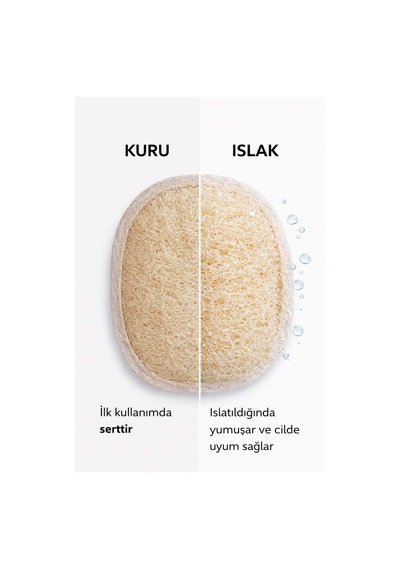 Kabak Lifli Oval Lastikli Yüz Ve Vücut Kesesi