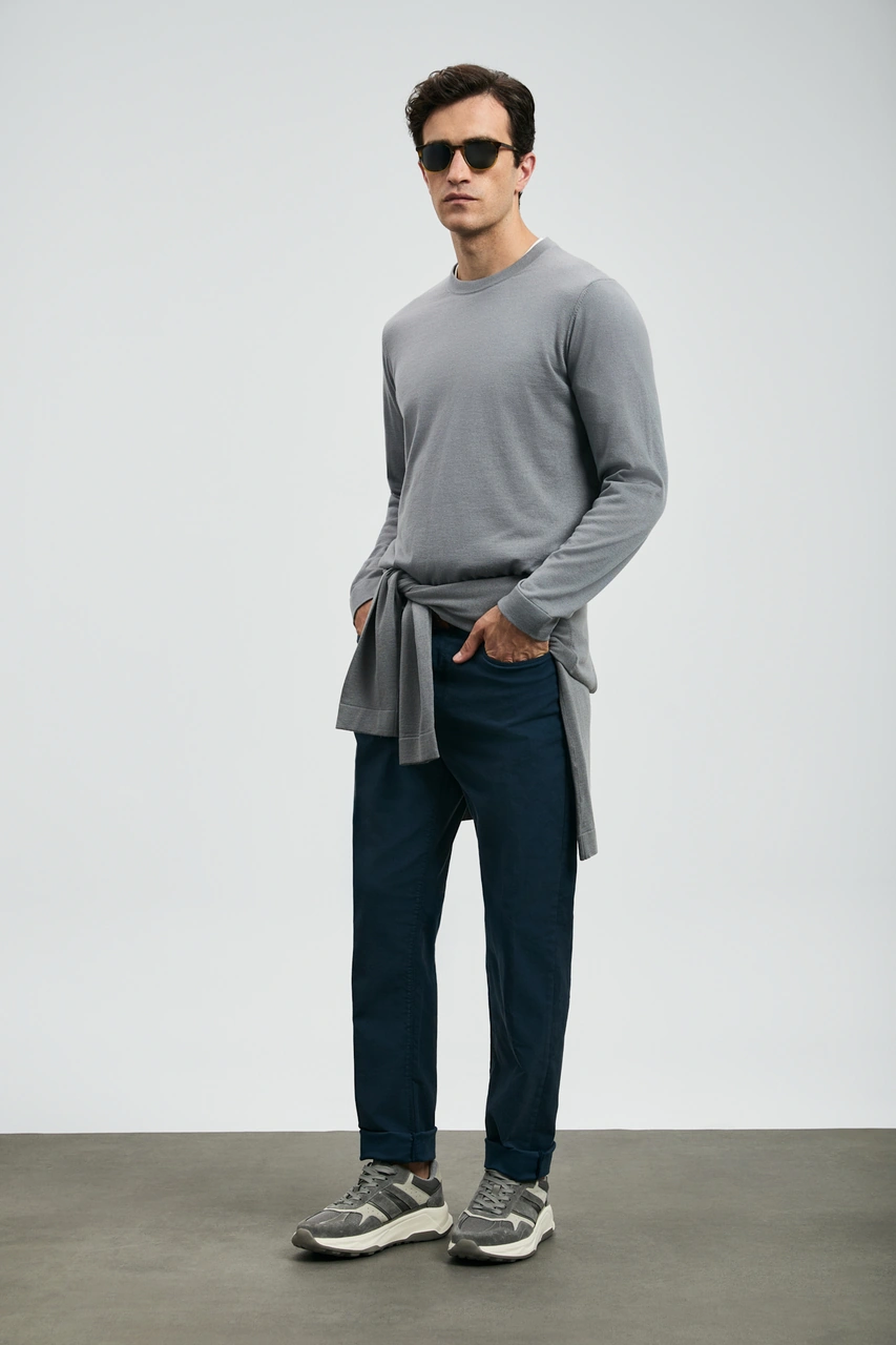 Lufian Helt Spor 5 Cep Erkek Pantolon Slim Fit Lacivert Lacivert 112190348100200 Lacivert