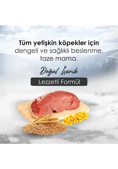 Gofrette Biftekli Yetişkin Köpek Maması 15 KG