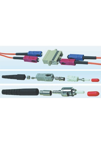 Lc Duplex Sm Plastik Adaptor Mavi
