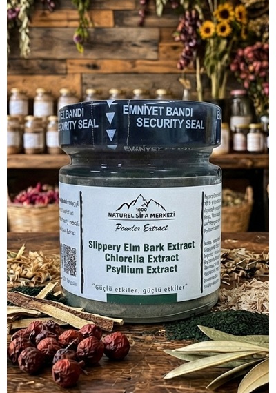 Nurbal Şifa Merkezi Slippery Elm Chlorella Psyllium Ekstrak 120 G