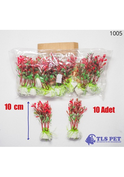 Tls 10'lu Yapay Akvaryum Bitkisi Dekoru 1005 10 Cm