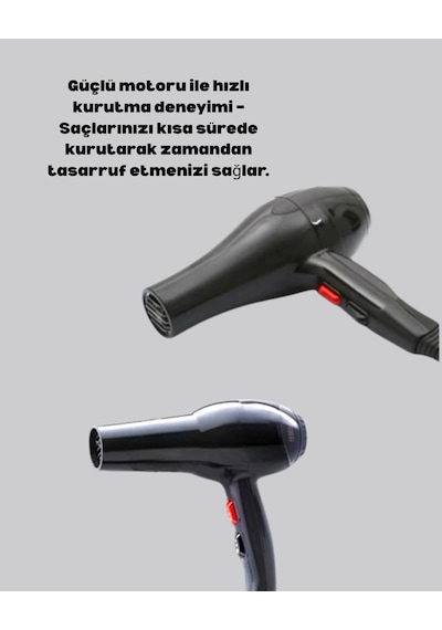 Kargo Hızlı Kurutma Ve Şekillendirme İçin Profesyonel Saç Kurutma Makinesi Najmaddin