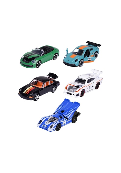Majorette Porsche 5'li Araba Seti Versıon 2 Çok Renkli