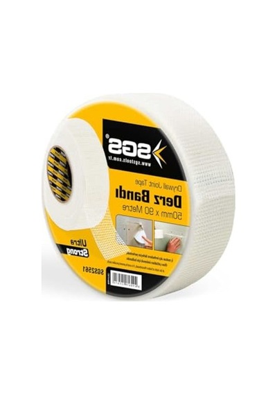 27kids Ultra Güçlü Derz Bandı, 50mm X 90 Metre, Alçıpan Birleşim Yeri İçin Açık Bej
