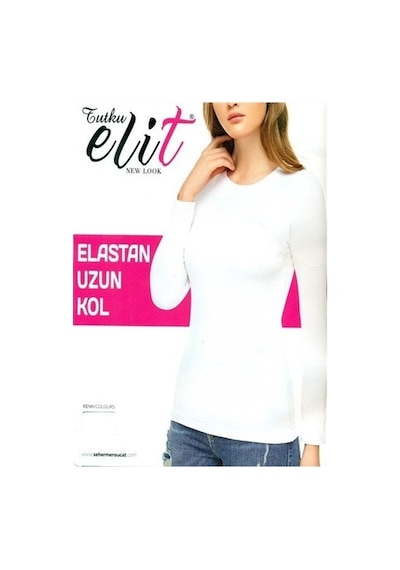 6'Lı Paket Tutku Elit 2203 Bayan Elastan Uzunkol