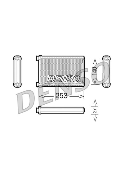 Denso Kalorifer Radyatörü Bmw E87 E90 F26 F25 E84 E92 E91 E81 Denso Drr05005 64119123506