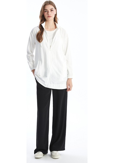 Lcw Modest Ekru Kapüşonlu Düz Oversize Kadın Tunik Lcw Modest Ekru Kapüşonlu Düz Oversize Kadın Tunik