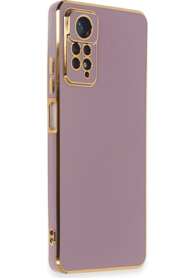 Gld-spt- Newface Xiaomi Redmi Note 12 Pro 4g Kılıf Volet Silikon - Mor