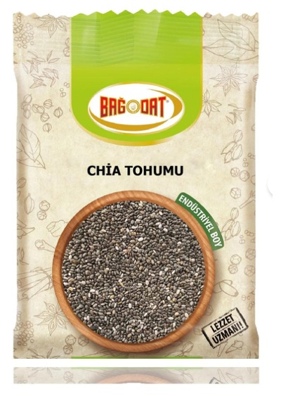 Bağdat Baharat Chia Tohumu 500 Gr. Yüksek Lifli, Doğal Ve Katkısız
