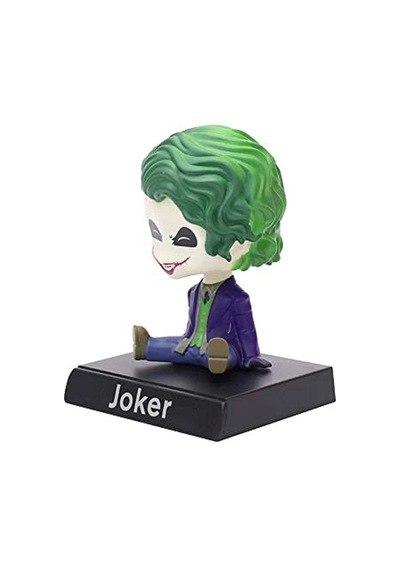 The Joker Villain S Edition Anime Sallanan Kafalı Figür Biblo Telefon Tutucu Dekoratif Masa Süsü Yşl Joker
