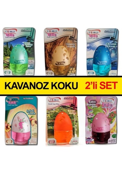 Şişe Cam Koku Oda ve Oto Kokusu Araç Kokusu Kavanoz Koku 2 Li Set