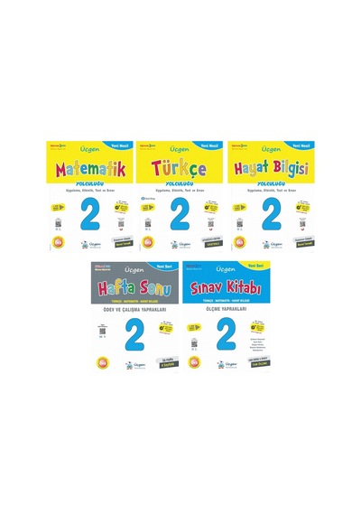 2.Sınıf İlkokul Tam Set -  Üçgen Yayınları