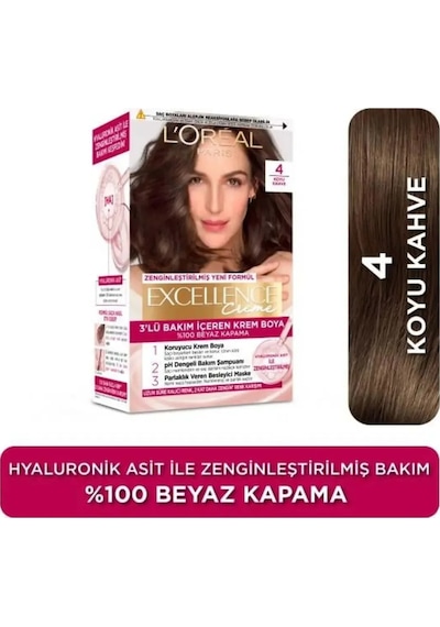 L'oréal Paris Excellence Creme 4 Koyu Kahve Saç Boyası