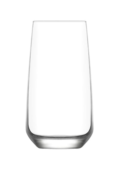 LAV Lal Cam Meşrubat Bardağı 6'lı 480 ml (Büyük Su/Kokteyl Bardağı )