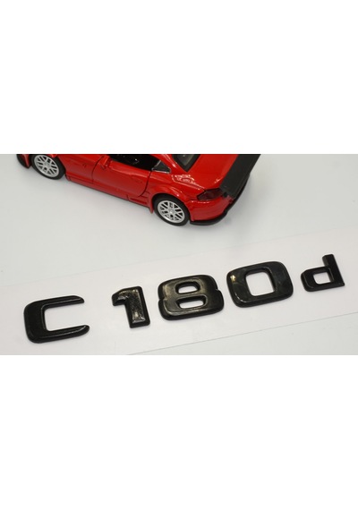 C 180d Bagaj Parlak Siyah ABS 3M 3D Yazı Logo