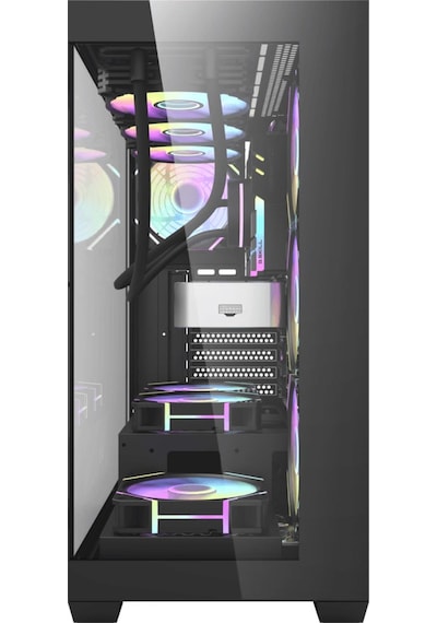 Aıgo Ds900 At-750w 80+ Bronze Usb3.0 Type-c 4 12cm Fan Temperli Cam Siyah Atx Kasa