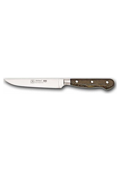 Sürbisa 61003-y.m Yöresel Mutfak Bıçağı Ahşap Sap 12.5 CM (Pimli)