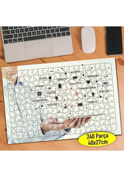 Sosyal Ağ Teknoloji Uzmanı 240 Parça Puzzle Yapboz-113537233