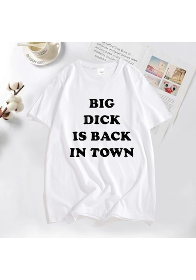 Flood Of Style Ben Utangaç Ama Ben Şehir Geri Büyük Bir Var T Shirt Komik Streetwear Kısa Kollu Beyaz