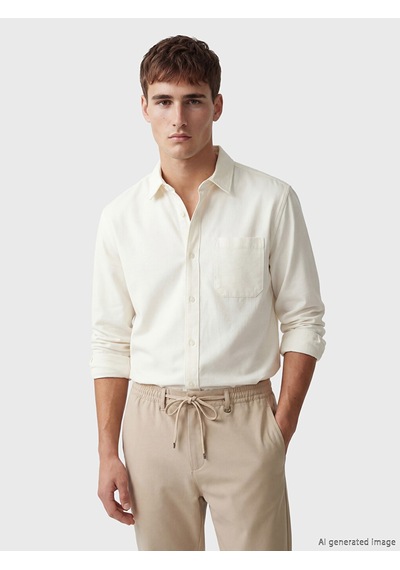 Lcw Vision Beyaz Regular Fit Oxford Erkek Basic Gömlek