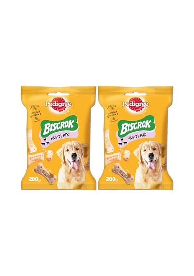 Pedigree Köpekler İçin Biscrok Ödül Bisküvisi, 200 Gr 2li Paket