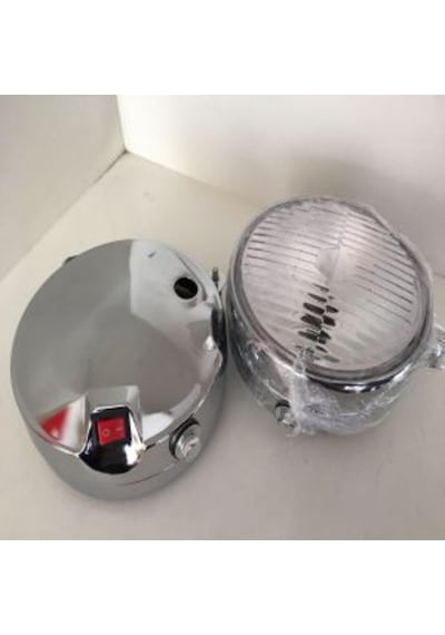 Mobylette Mobilet Peugeot Pejo Yuvarlak Far Nikel Şapkalı (467999473)