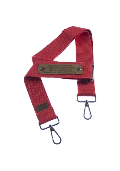 Miaju Kırmızı Renk, Kişiselleştirilebilir Crossbody Çanta Askısı, 120 Cm, Değişebilen Uzunlukta, Kaliteli Kırmızı