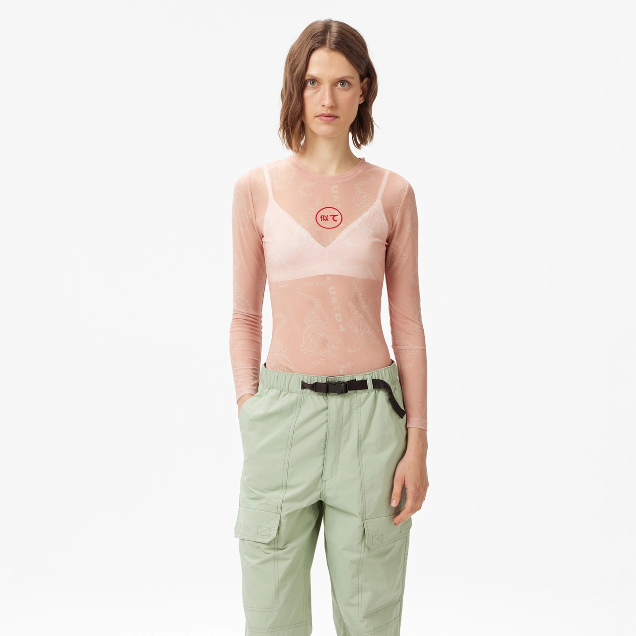 United4 Unıted4 Kadın Pembe Renk Bodysuit Torı Pembe