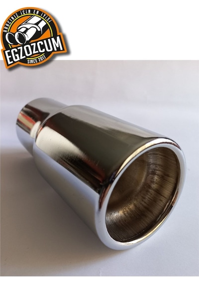 51 Mm . Rüzgar Sesli Egzoz Ucu Nikelaj Eksoz Başlığı