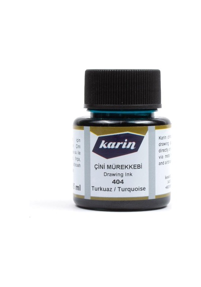 Karin Çini Mürekkebi 45ml 404 Turkuaz