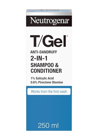 Neutrogena T/gel 2-in-1 Anti-dandruff Şampuan 250 Ml Beyaz