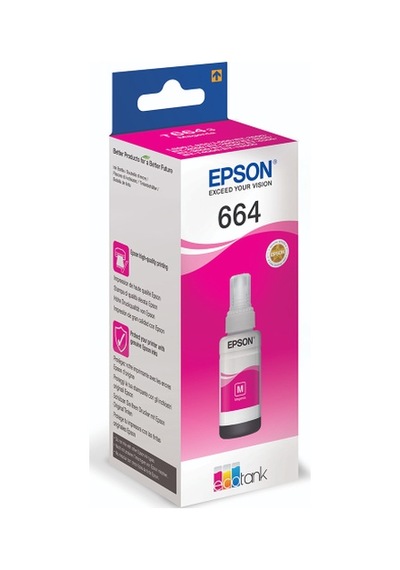 Epson C13T66434A (T664) Kırmızı Mürekkep 70Ml