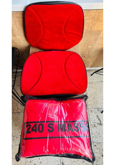 Massey Ferguson 240 Düz Kırmızı Branda Ve Kırmızı Koltuk Kılıfı