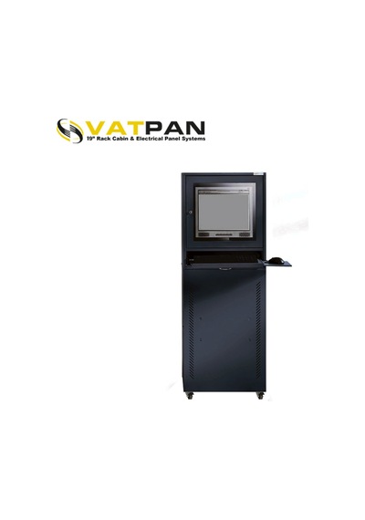 Vatpan Dikili Tip Endüstriyel Bilgisayar Kabini Ral 9005
